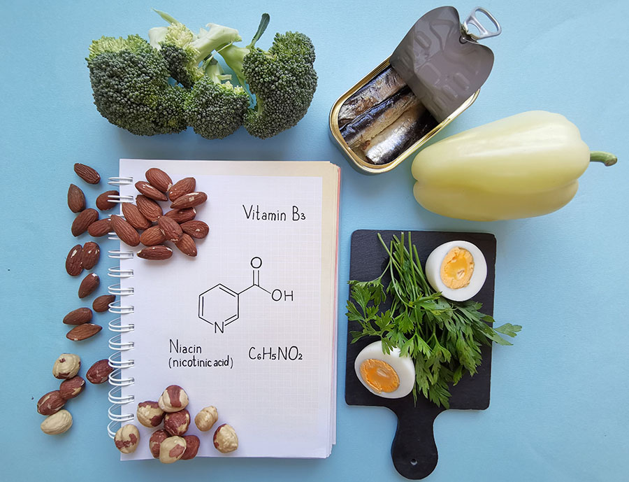 Niacinamide improves skin health